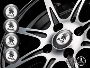 Domed Emblem Premium High-End Sleek Stickers
